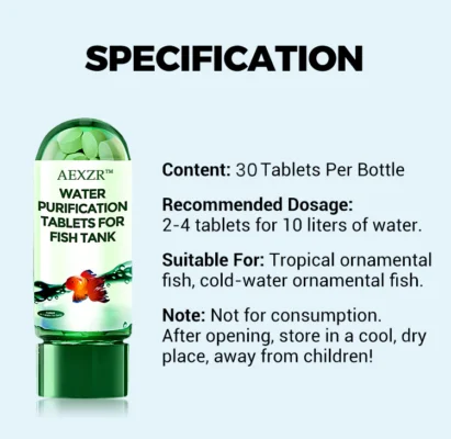AEXZR™ Powerful Aquarium Water Purification Tablet