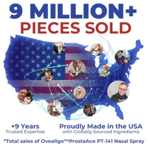 Oveallgo™ PRO ProstaAce PT-141 Nasal Spray👨‍⚕️USA Urological Association (AUA）Approved (Reducing prostate swelling, pain, discomfort, soreness, and urinary fatigue)