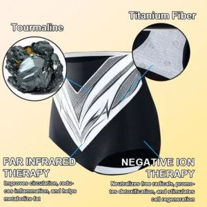 PAURAJU™ Short de thérapie magnétique à la tourmaline