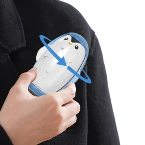 Reusable Lint Roller Ball – Penguin Shape for On-the-Go Cleaning!