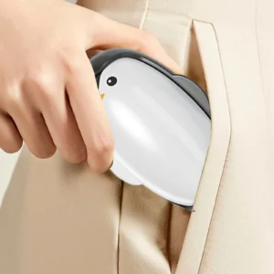 Reusable Lint Roller Ball – Penguin Shape for On-the-Go Cleaning!