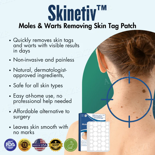 Skinetiv™ Moles & Warts Removing Skin Tag Patch