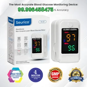 Winter Sale Seurico™ Ultra GlucoSense Non-Invasive Laser Blood Glucose Meter