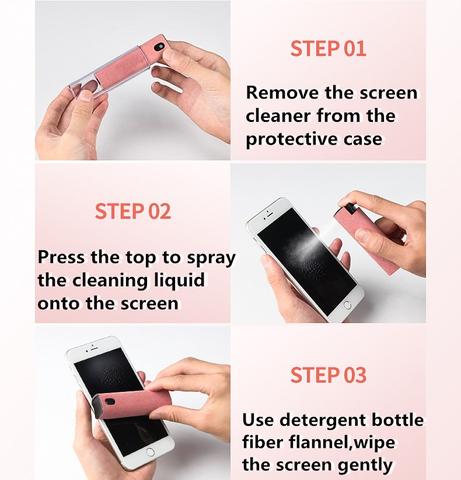 3 in 1 Fingerprint-proof Screen Cleaner