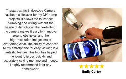 Deep View Mini Endoscope Camera for Industrial & Automotive Inspection