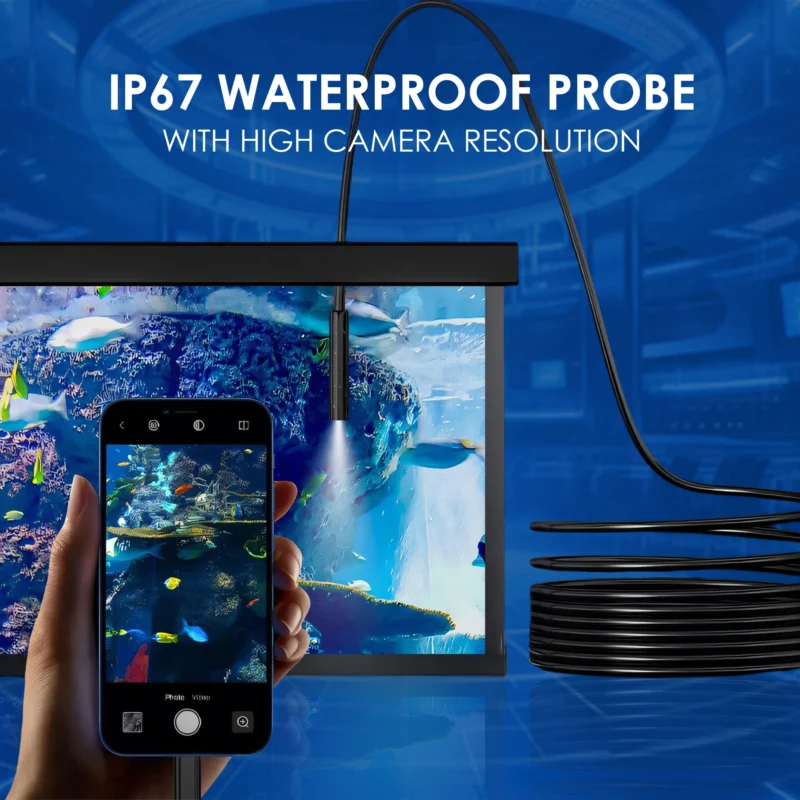 Deep View Mini Endoscope Camera for Industrial & Automotive Inspection