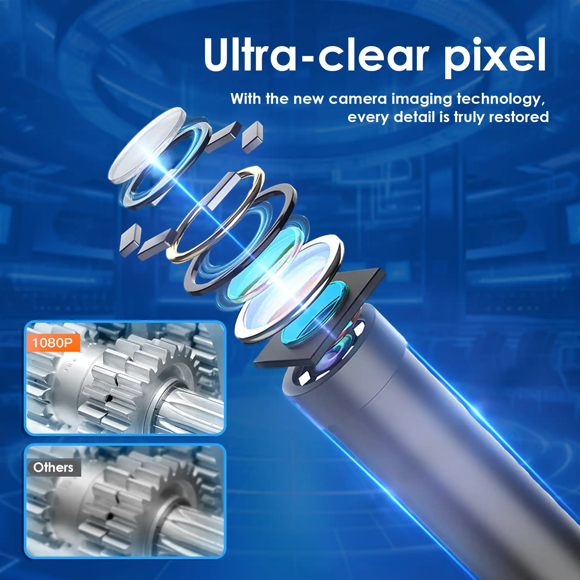 Deep View Mini Endoscope Camera for Industrial & Automotive Inspection