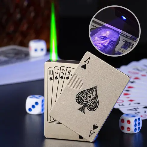 Fortune's Flame™ Poker Ace Windproof Lighter
