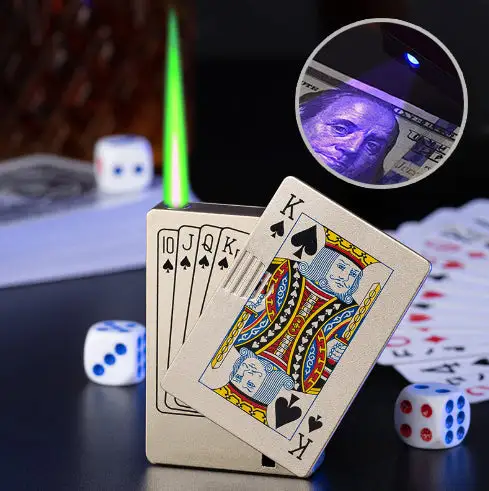 Fortune's Flame™ Poker Ace Windproof Lighter