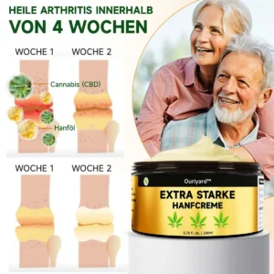 Ourlyard™ Extra Starker Hanfcreme👨‍⚕️Vom Deutsche Gesellschaft für Orthopädie und Unfallchirurgie (DGOU) genehmigt