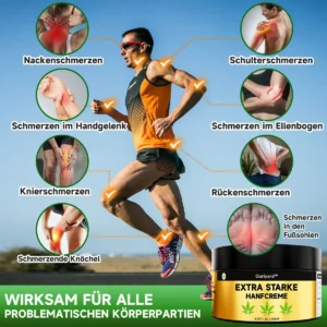 Ourlyard™ Extra Starker Hanfcreme👨‍⚕️Vom Deutsche Gesellschaft für Orthopädie und Unfallchirurgie (DGOU) genehmigt