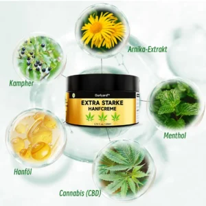 Ourlyard™ Extra Starker Hanfcreme👨‍⚕️Vom Deutsche Gesellschaft für Orthopädie und Unfallchirurgie (DGOU) genehmigt