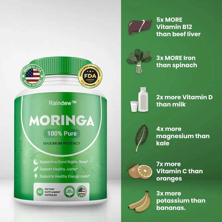 Raindew™ Moringa Max – Natural Support