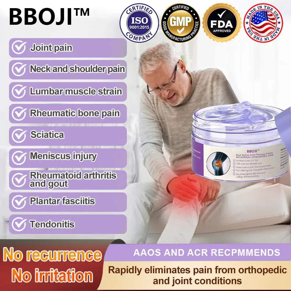 BBOJI® 7 Day Rapid Joint & Bone Therapy Cream USA Orthopedics (AAOS) Approved