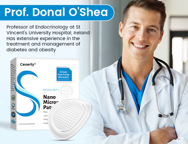 Ceoerty® GlucaLite GLP-1 Nano Microneedle Patch