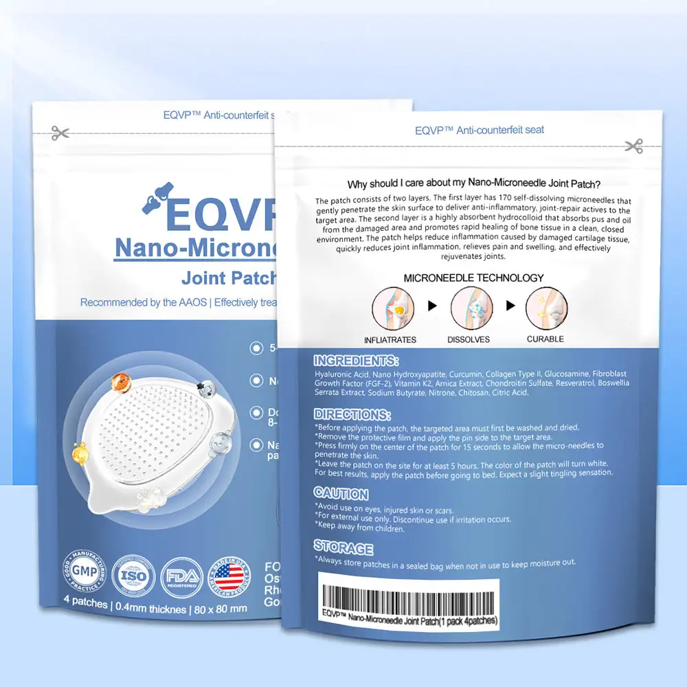 EQVP® Hyaluronic Acid Nano-microneedle joint patch