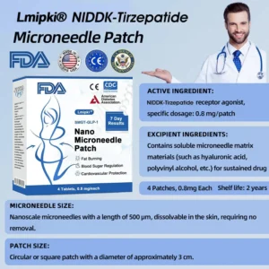 Lmipki® SMGT-GLP-1 Nano Microneedle Patch