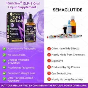 Official Store | Raindew® 𝐆𝐋𝐏-𝟏 𝐨𝐫𝐚𝐥 𝐥𝐢𝐪𝐮𝐢𝐝--✅Revolutionary GLP-1 Scientific Sugar Control and Weight Loss Programs