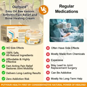 Ourlyard® Emu Oil & Bee Venom Arthritis Pain Relief Massage Gel