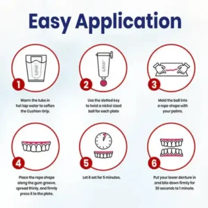 Oveallgo® Thermoplastic Denture Adhesive