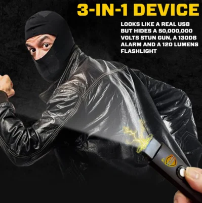Suptruck™ SmartSafe 3-in-1 Stun Alert Keychain