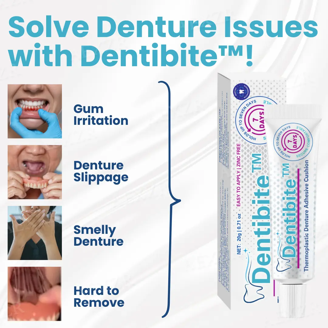 Winter Sale Dentibite™ Thermoplastic Denture Adhesive Cushion