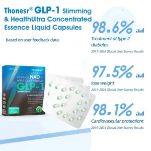𝗧𝗵𝗼𝗻𝗲𝘀𝗿® GLP-1 Slimming & Health Ultra Concentrated Essence Liquid Pearls - NAD+ Moringa & ACV & Keto BHB