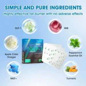 𝗧𝗵𝗼𝗻𝗲𝘀𝗿® GLP-1 Slimming & Health Ultra Concentrated Essence Liquid Pearls - NAD+ Moringa & ACV & Keto BHB
