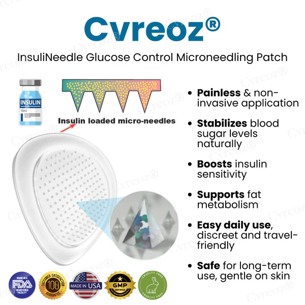 Cvreoz® InsuliNeedle Glucose Control Microneedling Patch
