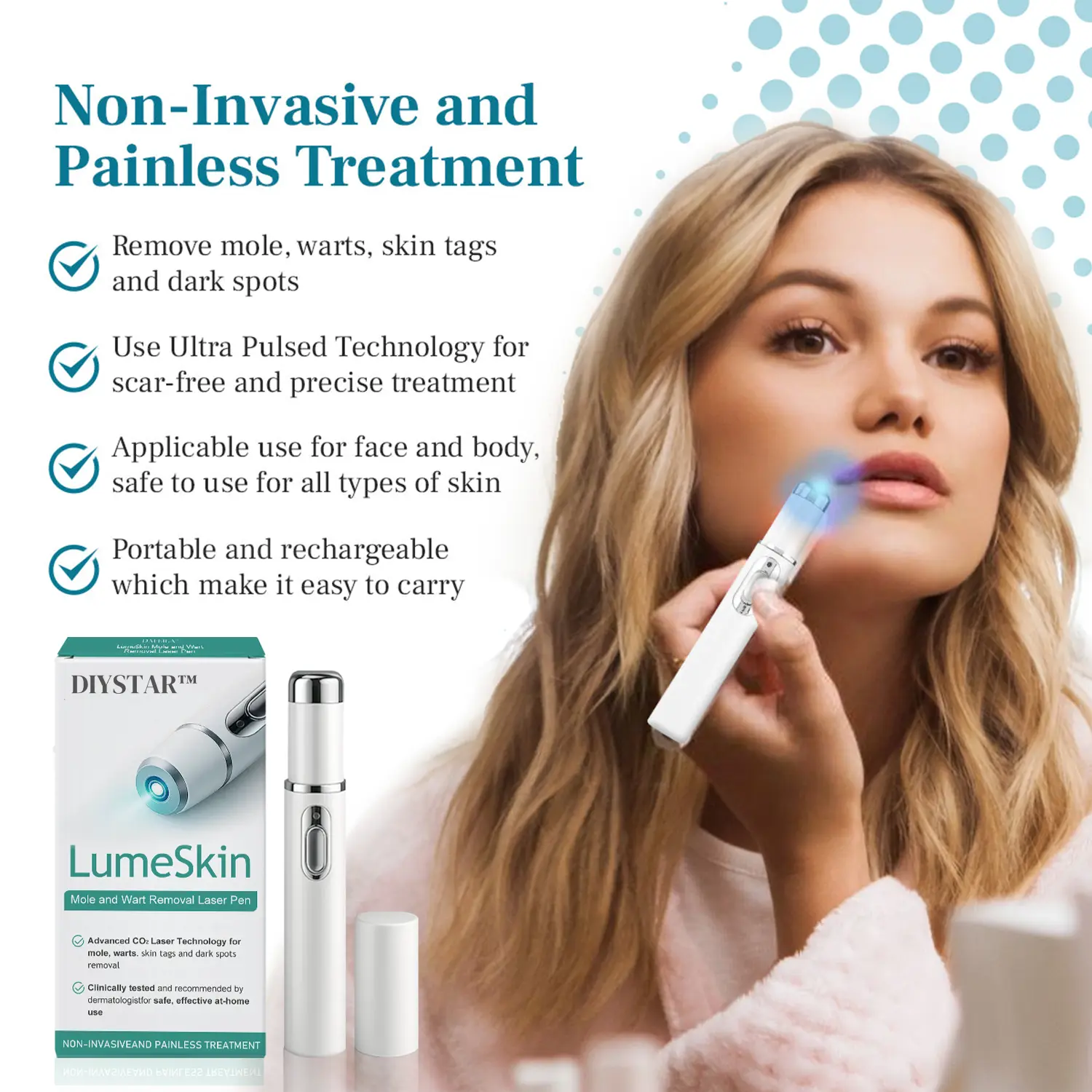 DIYSTAR™ LumeSkin Mole and Wart Removal Laser Pen