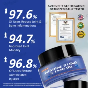 Ourlyard® Marine Sting & Emu Oil Arthritis Soothing Gel (FDA Approved)