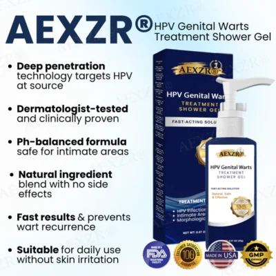 AEXZR® HPV Genital Warts Treatment Shower Gel