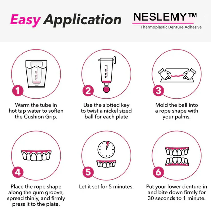 NESLEMY™ Thermoplastic Denture Adhesive