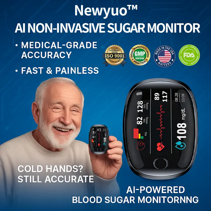 Newyuo™ Non-Invasive Blood Glucose Meter—99.97% Accuracy