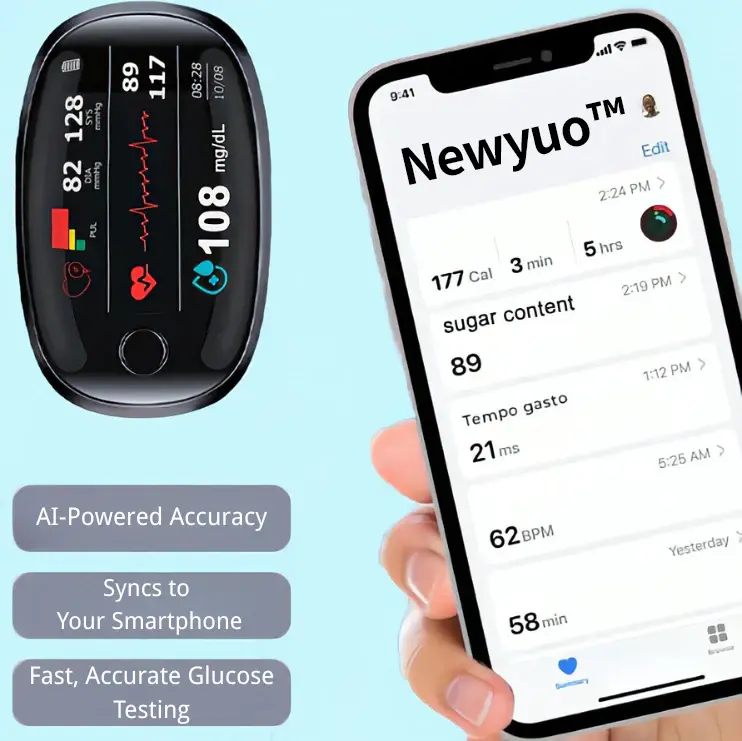 Newyuo™ Non-Invasive Blood Glucose Meter—99.97% Accuracy