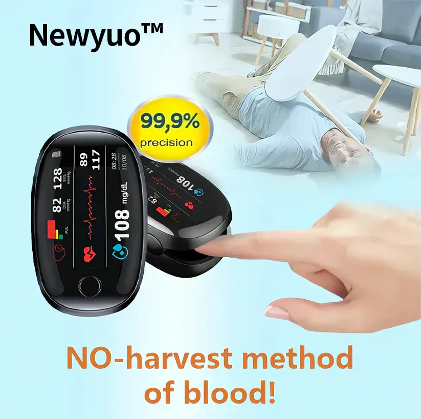 Newyuo™ Non-Invasive Blood Glucose Meter—99.97% Accuracy