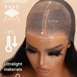 Hair Straight Bob Wig 7x5 Pre-Bleached Natural Looking Glueless Wig with Invisi Drawstring
