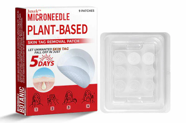 Juxek™ MicroNeedle Plant-based Skin Tag Removal Patch Made in the USA