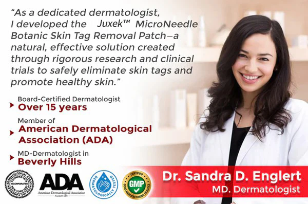 Juxek™ MicroNeedle Plant-based Skin Tag Removal Patch Made in the USA