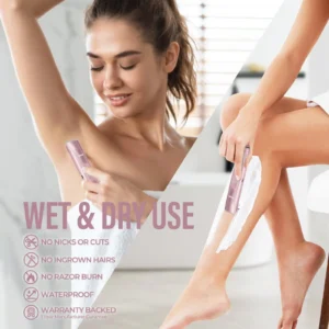 QIAWI 2-in-1 Ladies Hair Removal Device – Dual Blade Design