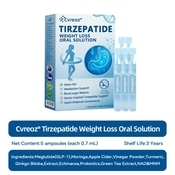 cvreoz tirzepatide oral solution 𝑪𝒗𝒓𝒆𝒐𝒛® 𝑻𝒊𝒓𝒛𝒆𝒑𝒂𝒕𝒊𝒅𝒆 𝑾𝒆𝒊𝒈𝒉𝒕 𝑳𝒐𝒔𝒔 𝑶𝒓𝒂𝒍  𝑺𝒐𝒍𝒖𝒕𝒊𝒐𝒏