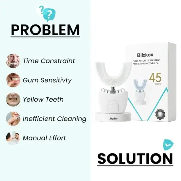 LOVILDS™ Fully Automatic Massage Whitening Toothbrush..
