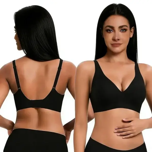 NESLEMY Wireless Push Up Bra for Women