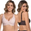 NESLEMY Wireless Womens Comfortable Wireless Bras Push Up Bralettes Seamless Tshirts Bras Deep V