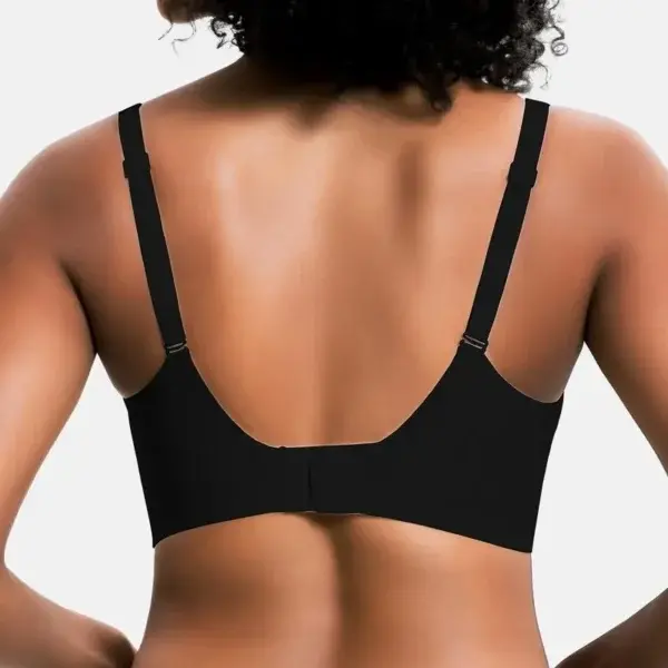NESLEMY Wireless Womens Comfortable Wireless Bras Push Up Bralettes Seamless Tshirts Bras Deep V
