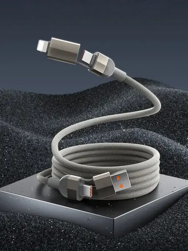 QIAWI™ Magnetic Anti-Tangle Charging Cable