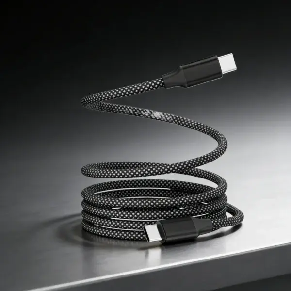 QIAWI™ Magnetic Anti-Tangle Charging Cable