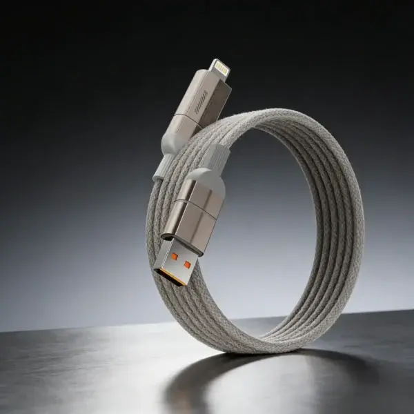 QIAWI™ Magnetic Anti-Tangle Charging Cable