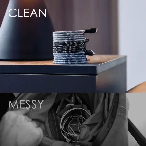 QIAWI™ Magnetic Anti-Tangle Charging Cable
