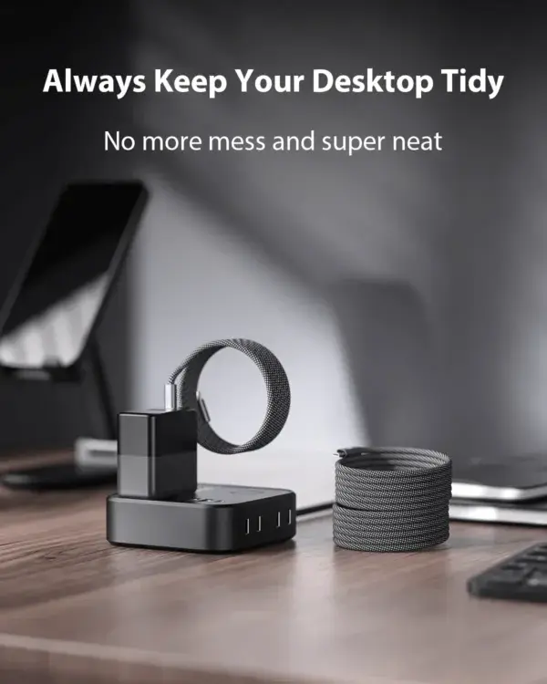 QIAWI™ Magnetic Anti-Tangle Charging Cable